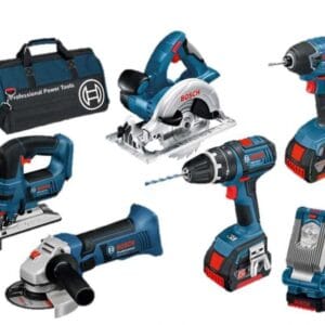 Bosch 6-delige 18V Li-Ion accu combiset 3x 4.0Ah