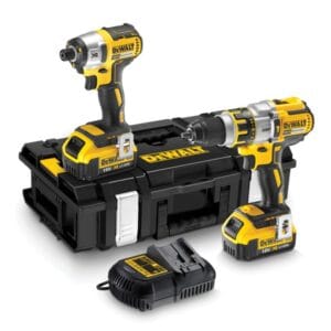 DeWalt DCK255M2 18V XR Brushless Twin Pack 2x 4.0Ah in Koffer
