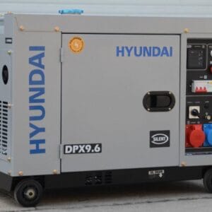 Hyundai DPX9.6 diesel generator voorkant