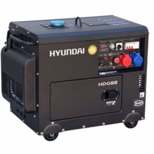 Hyundai HDG88 diesel generator voorkant