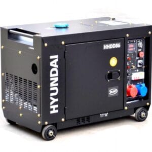 Hyundai HHDD86 diesel generator zijkant