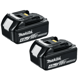 Makita BL1840X2 18V 4.0Ah LXT Li-ion batterij twin pack voor professioneel gereedschap