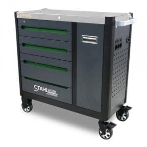 Stahlwerk SW8 Gereedschapswagen met 7 laden en RVS bovenblad